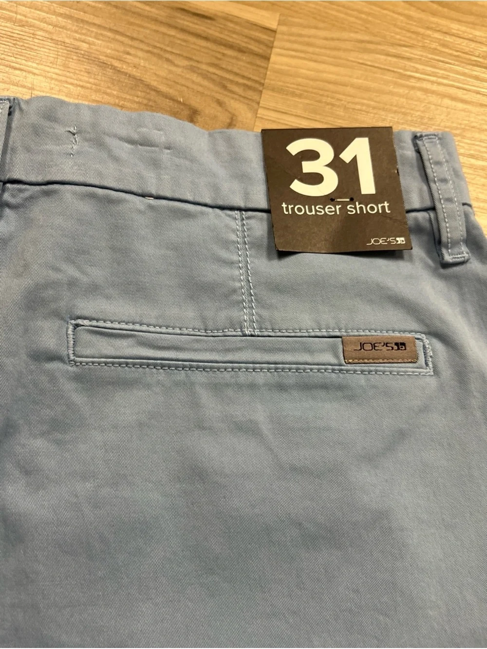 Joe’s Jeans Trousers Short 100% Cotton Casual Light Blue Men’s Size 31 NWT